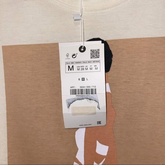 NWT Zara Woman Top Size M - Picture 3 of 7